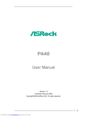 ASROCK P4I48 User Manual