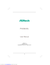 ASROCK P4V88-M+ User Manual