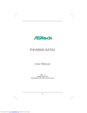 ASROCK P4VM900-SATA2 - V1.0 User Manual
