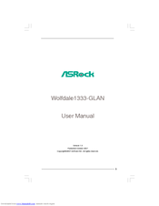 ASROCK WOLFDALE1333-GLAN R2.0 User Manual