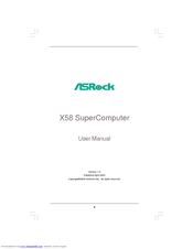 ASROCK X58 SUPERCOMPUTER - User Manual