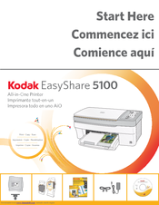 KODAK 5100 - EASYSHARE All-in-One - Multifunction Start Here Manual