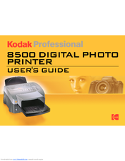 KODAK 8500 - USER'S GUIDE 240V User Manual