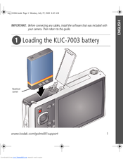 KODAK MD81 - Easyshare Digital Camera Quick Start Manual