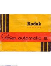 KODAK RETINA III AUTOMATIC Manual