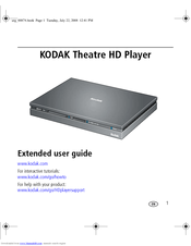 KODAK Theatre HD Player Extended User Manual