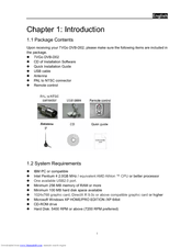 GENIUS TVGo DVB-D02 Quick Installation Manual