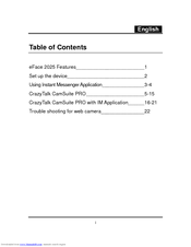 GENIUS EFACE 2025 Manual