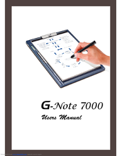 GENIUS G-NOTE 7000 - V2 User Manual