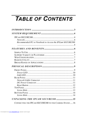 GENIUS IPCAM SECURE300 Manual