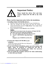 GENIUS VideoCAM NB 300 Connection Manual