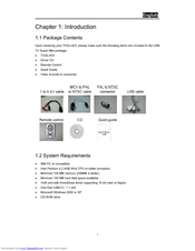 GENIUS TVGO A03 Quick Manual
