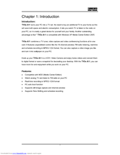 GENIUS TVGO A11 Quick Manual