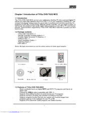 GENIUS TVGO DVB-T02Q Manual