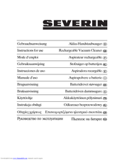 SEVERIN 7908 Instructions For Use Manual
