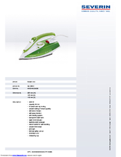 SEVERIN BA 3242 Dimensions