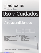 Frigidaire Home Comfort
FRA104BU1 Utilizar El & Cuidar La Guia