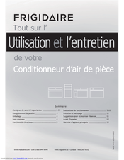 Frigidaire Home Comfort
FRA104BU1 Guide D'utilisation Et D'entretien