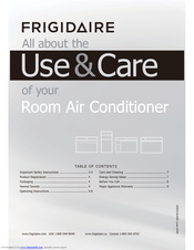 Frigidaire FRA122CV1 Use And Care Manual