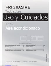 Frigidaire FRA184MT2 Uso Y Cuidados