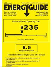 GE AEE23DP Energy Manual