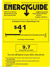 GE AEV05LP Energy Manual