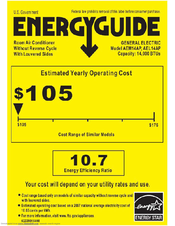 GE AEL14AP Energy Manual