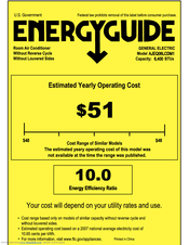 GE AJEQ06LCDM1 Energy Manual