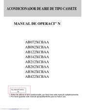 Haier AB422XCBAA Manual De Operación