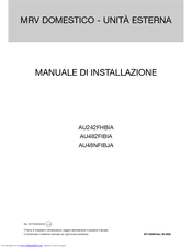 Haier AU422FIAIA Manuale Di Installazione