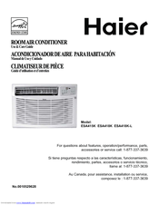 Haier ESA418K Use And Care Manual