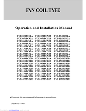 Haier FCE-136BCN2A User Manual
