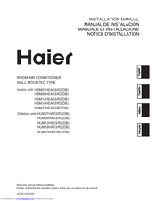 Haier HSM09HEA03 Installation Manual