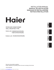 Haier HSM0912HRA03/R2 Installation Manual
