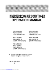 Haier AS112BMALA Operation Manual