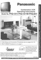 Panasonic OmniVision PV-Q1311W Operating Instructions Manual