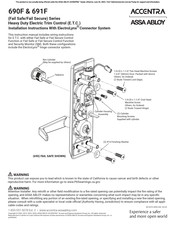 Assa Abloy ACCENTRA 691F Installation Instructions Manual