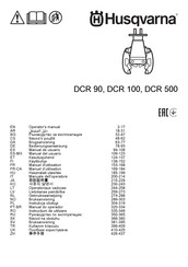 Husqvarna DCR 100 Operator's Manual