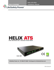 LifeSafety Power Helix ATS HAC-8R Installation Manual