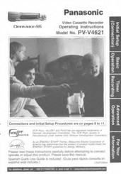Panasonic Omnivision PV-V4621 Operating Instructions Manual