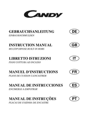 Candy PDE 32/3 Instruction Manual