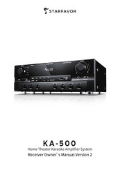 STARFAVOR KA-500 Owner's Manual