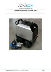 SANIKOM Hotbox 300 Operating Manual