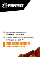 Petromax Cooking Pot Translation Of The Original Instructions For Use