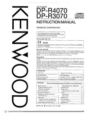 Kenwood DP-R4070 Instruction Manual
