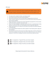 2crsi Mona 2U Series Installation Manual