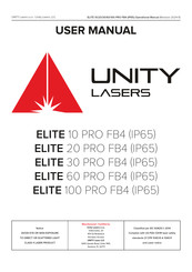 UNITY Lasers ELITE 5 PRO FB4 User Manual