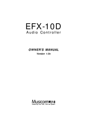 Musicom Lab EFX-10D Owner's Manual