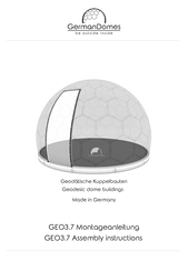 GermanDomes GEO3.7 Assembly Instructions Manual