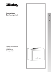 BALAY 3BC548 Operating And Installation Instructions